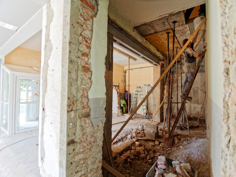 Cambio de estructura en reforma de vivienda en Madrid